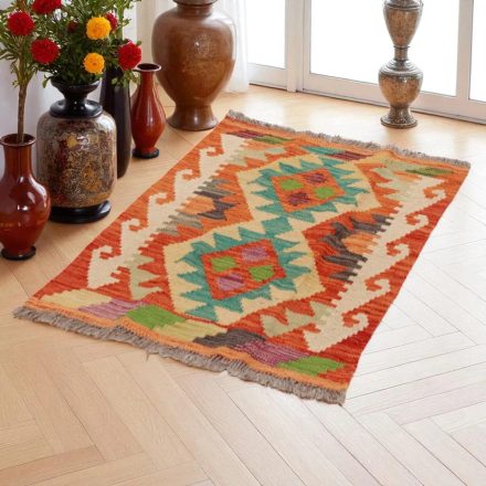 Koberec Kilim Chobi 88x59 ručne tkaný afganský kilim