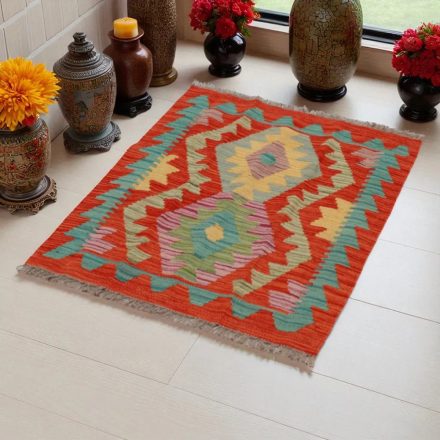 Koberec Kilim Chobi 90x66 ručne tkaný afganský kilim