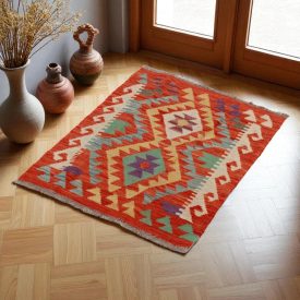 Koberec Kilim Chobi 62x86 Ručne tkaný afganský kilim