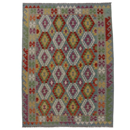 Koberec Kilim Chobi 237x181 ručne tkaný afganský kilim z vlny