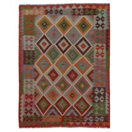 Koberec Kilim Chobi 243x178 ručne tkaný afganský kilim z vlny