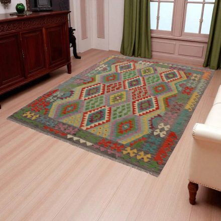 Kusový koberec kilim Chobi 174x236 ručne tkaný koberec Kilim