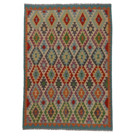 Koberec Kilim Chobi 245x176 ručne tkaný afganský kilim z vlny