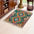 Koberec Kilim Chobi 79x62 ručne tkaný afganský kilim