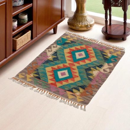 Koberec Kilim Chobi 79x62 ručne tkaný afganský kilim