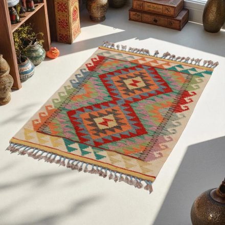 Koberec Kilim Chobi 88x60 ručne tkaný afganský kilim