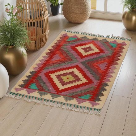 Koberec Kilim Chobi 82x58 ručne tkaný afganský kilim