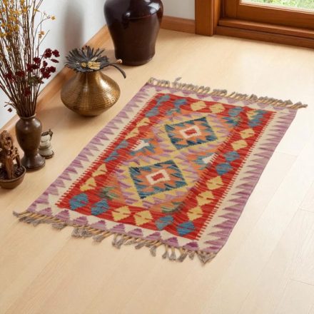 Koberec Kilim Chobi 91x60 ručne tkaný afganský kilim