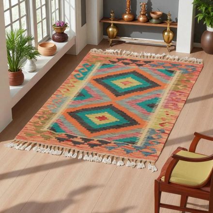 Koberec Kilim Chobi 77x60 ručne tkaný afganský kilim