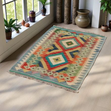 Koberec Kilim Chobi 86x60 ručne tkaný afganský kilim