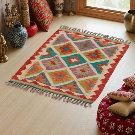 Koberec Kilim Chobi 86x63 ručne tkaný afganský kilim