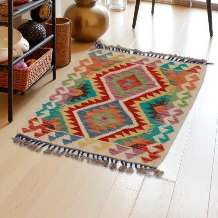 Koberec Kilim Chobi 78x62 ručne tkaný afganský kilim