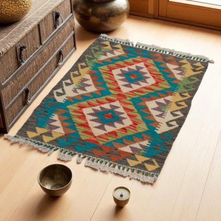 Koberec Kilim Chobi 85x60 ručne tkaný afganský kilim