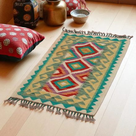Koberec Kilim Chobi 95x59 ručne tkaný afganský kilim