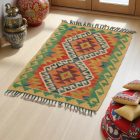 Koberec Kilim Chobi 80x62 ručne tkaný afganský kilim z vlny