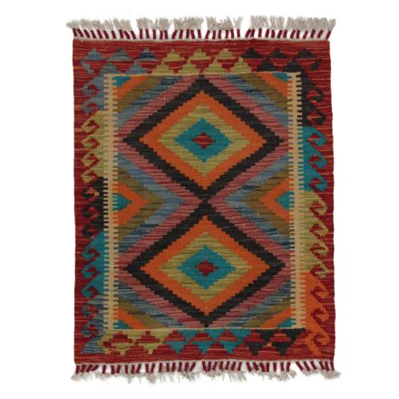 Koberec Kilim Chobi 77x63 ručne tkaný afganský kilim