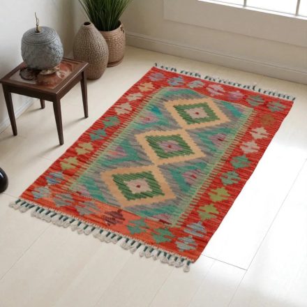Koberec Kilim Chobi 57x85 Ručne tkaný afganský kilim z vlny
