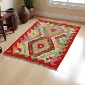 Koberec Kilim Chobi 67x92 Ručne tkaný afganský kilim