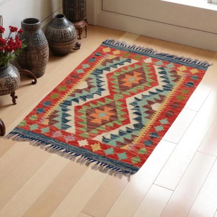 Koberec Kilim Chobi 91x64 ručne tkaný afganský kilim