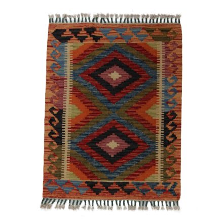 Koberec Kilim Chobi 78x61 ručne tkaný afganský kilim