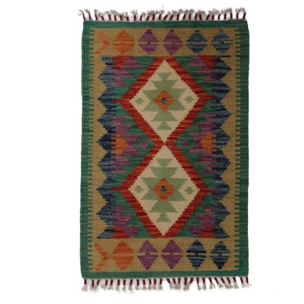 Koberec Kilim Chobi 90x60 ručne tkaný afganský kilim