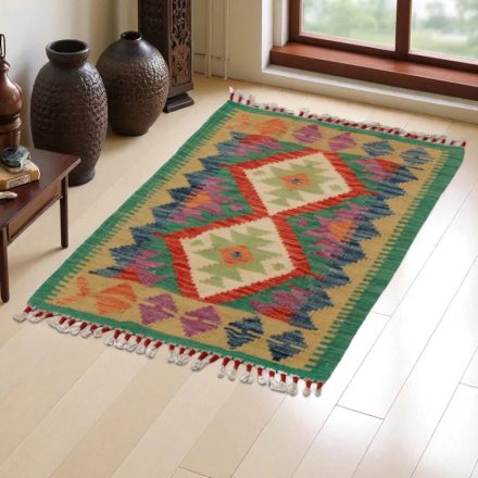Koberec Kilim Chobi 90x60 ručne tkaný afganský kilim