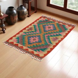 Koberec Kilim Chobi 62x91 Ručne tkaný afganský kilim