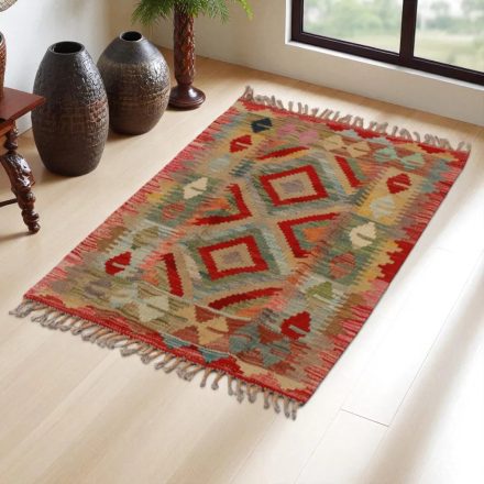 Koberec Kilim Chobi 92x65 ručne tkaný afganský kilim