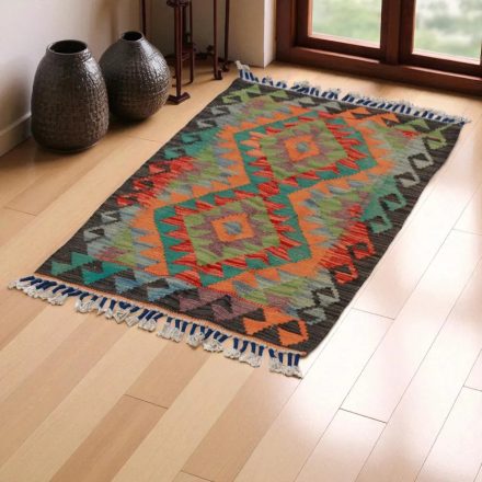 Koberec Kilim Chobi 92x60 ručne tkaný afganský kilim