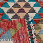 Koberec Kilim Chobi 74x64 ručne tkaný afganský kilim
