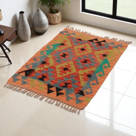 Koberec Kilim Chobi 88x60 ručne tkaný afganský kilim