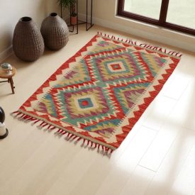 Koberec Kilim Chobi 60x92 Ručne tkaný afganský kilim