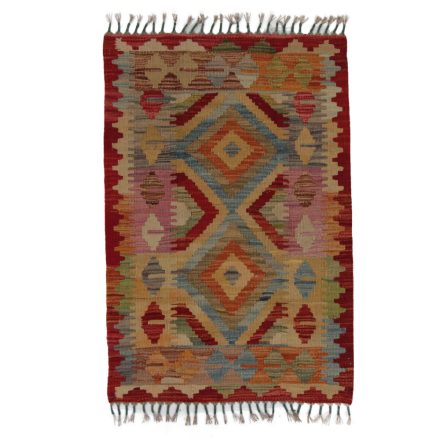 Koberec Kilim Chobi 90x61 ručne tkaný afganský kilim