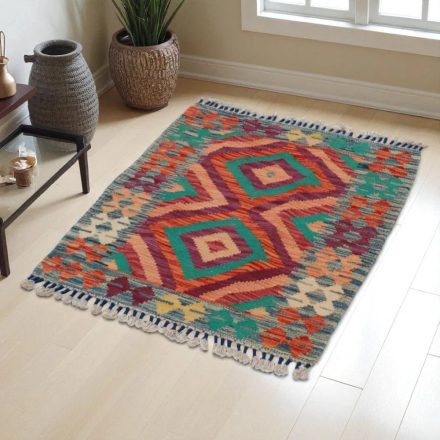 Koberec Kilim Chobi 70x87 Ručne tkaný afganský kilim