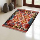 Koberec Kilim Chobi 84x60 ručne tkaný afganský kilim
