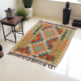 Koberec Kilim Chobi 64x90 Ručne tkaný afganský kilim