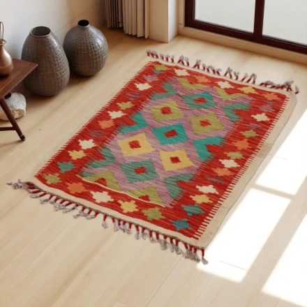 Koberec Kilim Chobi 89x61 ručne tkaný afganský kilim