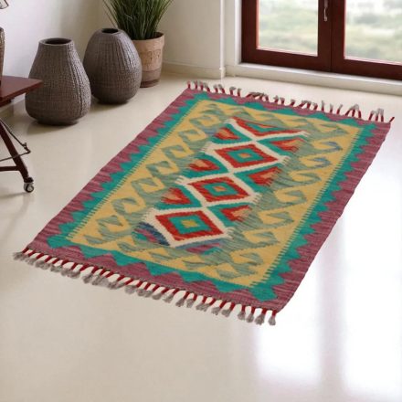 Koberec Kilim Chobi 89x61 ručne tkaný afganský kilim
