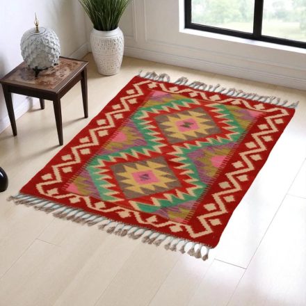 Koberec Kilim Chobi 85x60 ručne tkaný afganský kilim