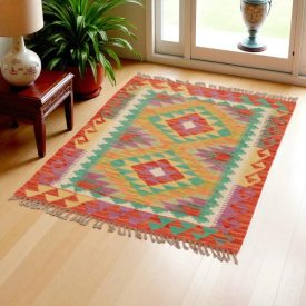   Ručne tkaný Afgan kilim koebrce Chobi 121x84 etnický kilim