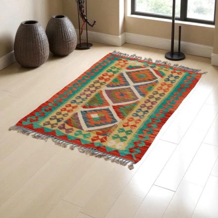 Koberec Kilim Chobi 77x124 Ručne tkaný afganský kilim