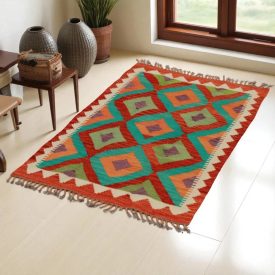 Koberec Kilim Chobi 120x75 ručne tkaný afganský kilim