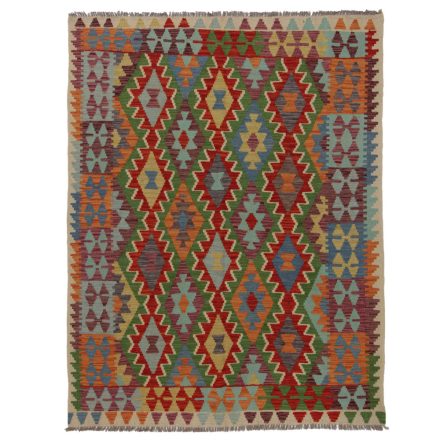 Koberec Kilim Chobi 196x153 ručne tkaný afganský kilim