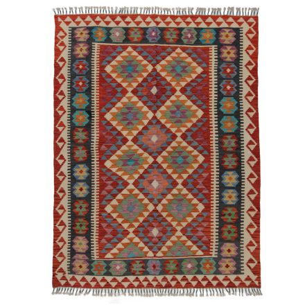 Koberec Kilim Chobi 195x148 ručne tkaný afganský kilim