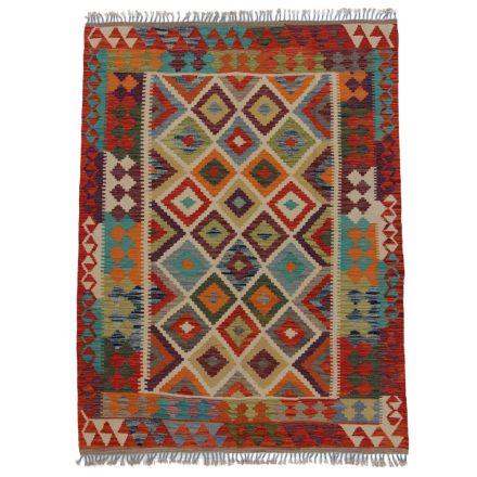 Koberec Kilim Chobi 193x148 ručne tkaný afganský kilim