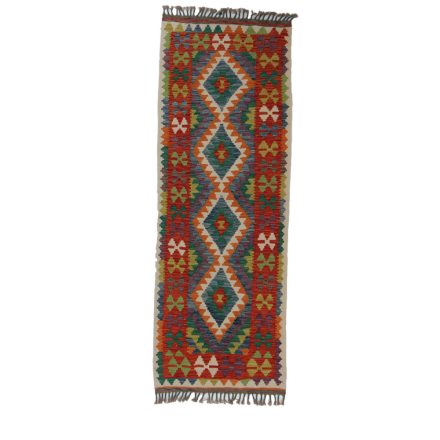 Koberec Kilim Chobi 74x208 Ručne tkaný afganský kilim