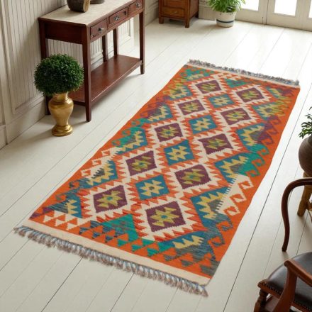 Koberec Kilim Chobi 76x202 Ručne tkaný afganský kilim