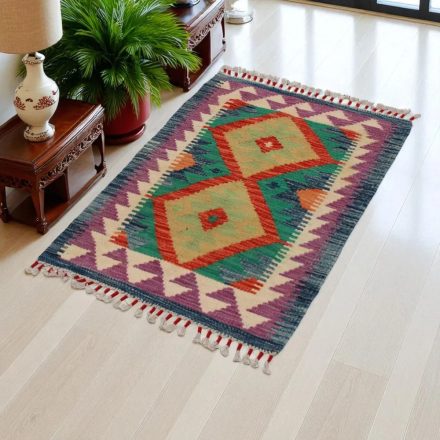 Koberec Kilim Chobi 58x91 Ručne tkaný afganský kilim z vlny