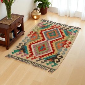 Koberec Kilim Chobi 62x80 Ručne tkaný afganský kilim