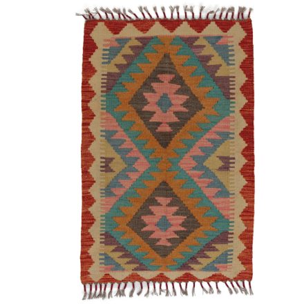 Koberec Kilim Chobi 94x63 ručne tkaný afganský kilim